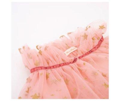 Disfraz Capa Tul Star Pink