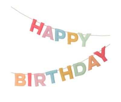 Guirnalda Happy Birthday Fieltro