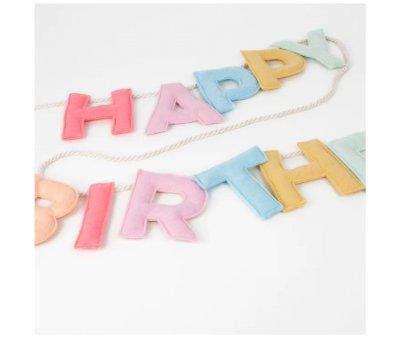 Guirnalda Happy Birthday Fieltro
