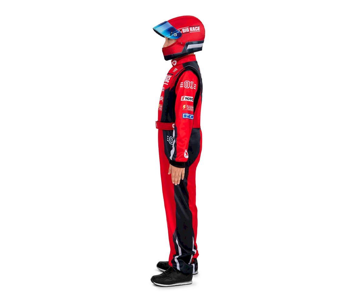 Costume Pilota Da Corsa 5-6 Anni