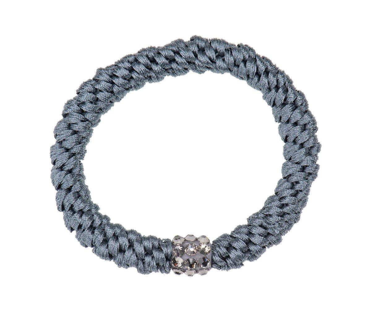 Goma De Pelo Kknekki Rhinestone Grey Blue