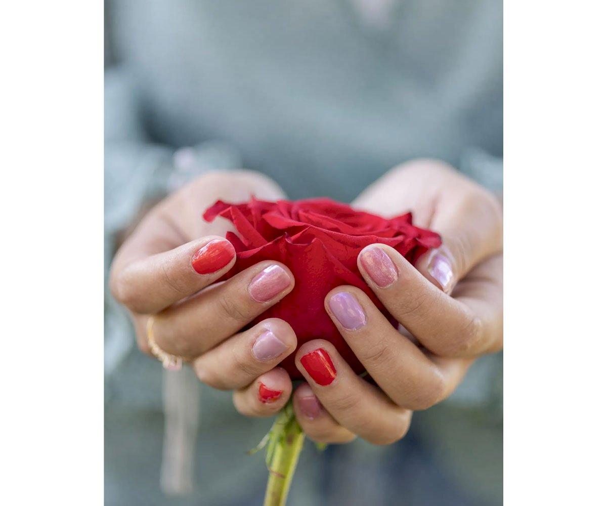 Pack De 3 Vernis à Ongles à Base D'eau Eternal Cerise, Mauve Et Rose Brillant + Lime à Ongles