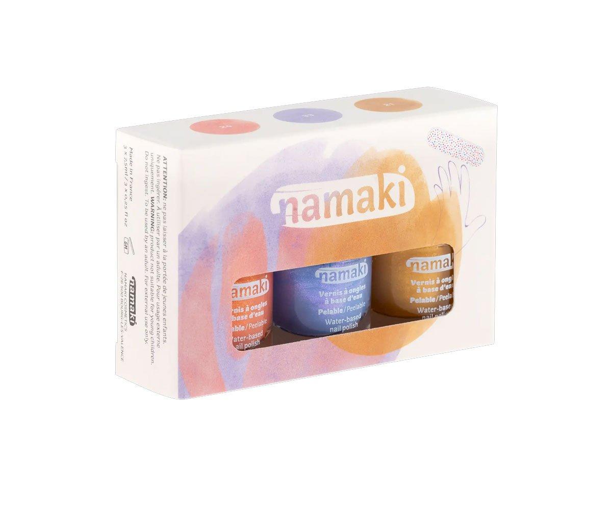 Pack 3 Esmaltes De Uñas Al Agua Sunset + Lima