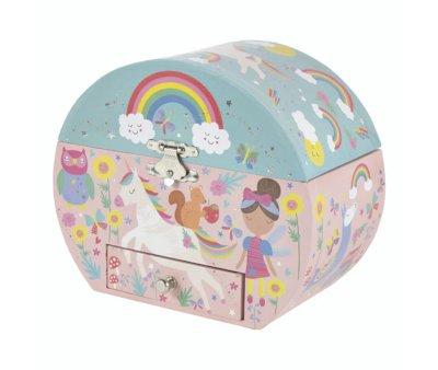 Unicorn Music Box Jewelry Case