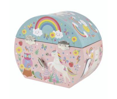 Unicorn Music Box Jewelry Case