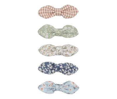 5 Clip Capelli Fiocco Flora