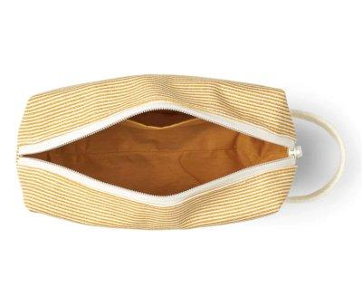Necessaire Trine Cotton Stripe Yellow Mellow/Creme de la Creme