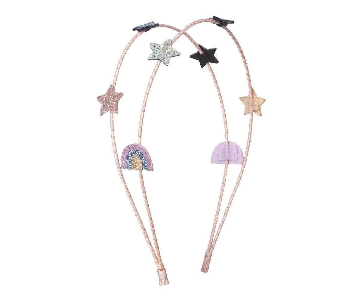 Diadema Doble Rainbow & Star Alice