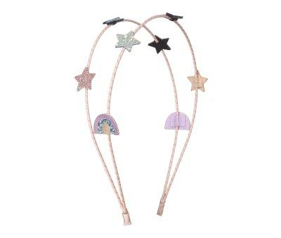Cerchietto Capelli Doppio Alice Rainbow & Star