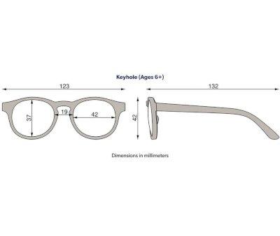 Gafas de Sol Flexibles Keyhole Pretty in Pink (+6 aos)