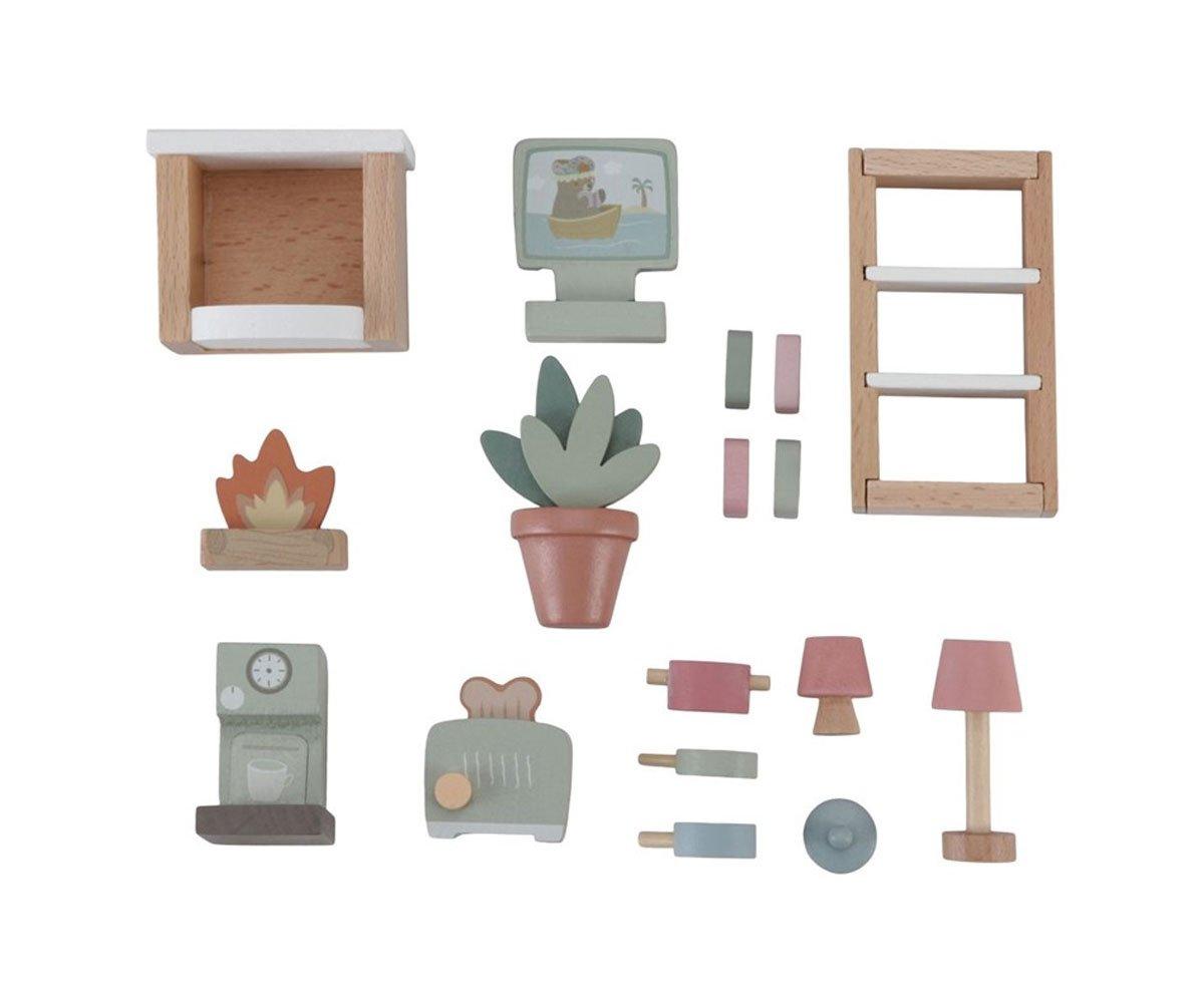 Set De Muebles Para Casa De Muñecas Little Dutch