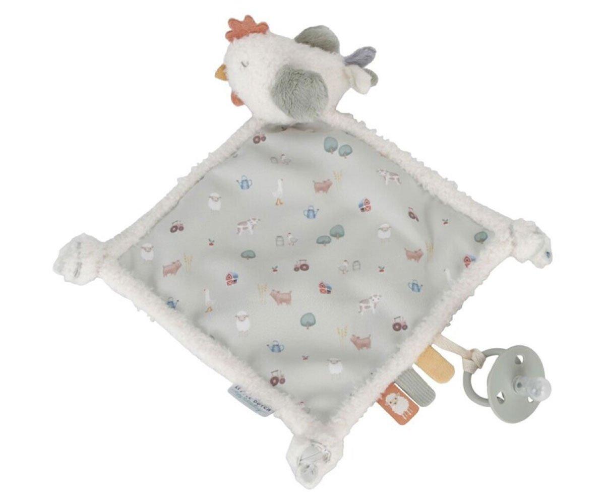 Doudou Gallina Little Farm