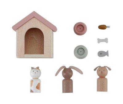Set de Mascotas para Casa de Muecas Little Dutch