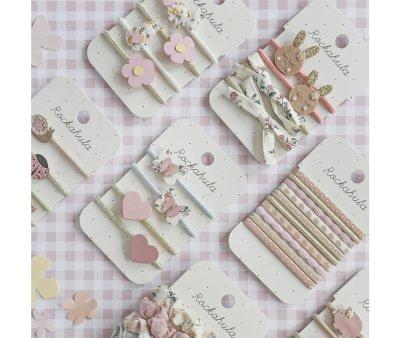 4 Flora Bunny Scrunchies