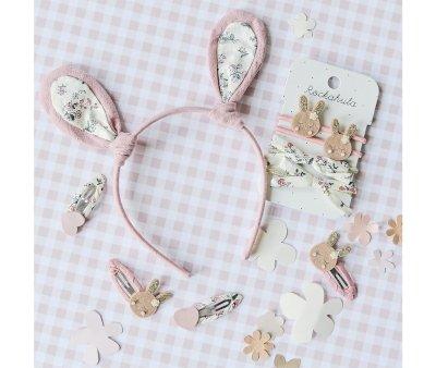 4 Flora Bunny Scrunchies