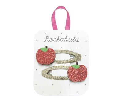 2 Clips de Pelo Rosy Red Apple