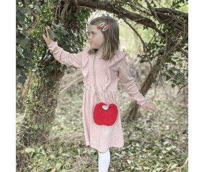 2 Clips de Pelo Rosy Red Apple