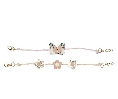2 Bracciali  Flora Butterfly