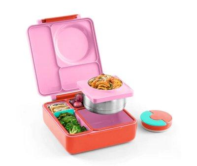 Lunch Box with Thermos Pink Berry