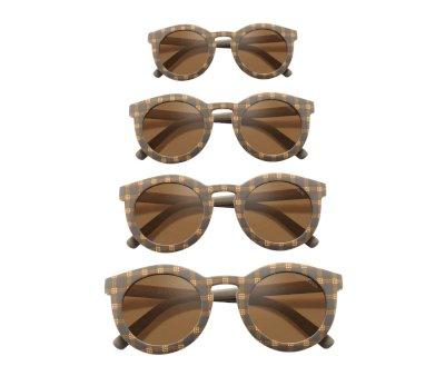 Flexible Polarized Sunglasses Classic Storm Plaid (0-2 years)