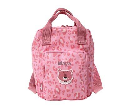 Mochila Animal Print Cheetah Pequea Personalizable