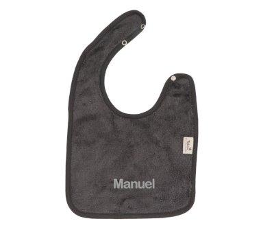 Bavoir Double Graphite