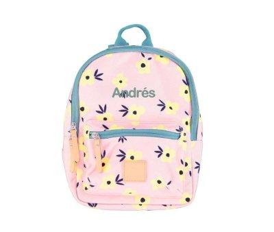 Mochila Infantil Baby Banana PiuPiu Flowers Personalizable