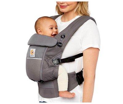 Mochila Portabeb Ergobaby Adapt SoftFlex Mesh Gris Grafito