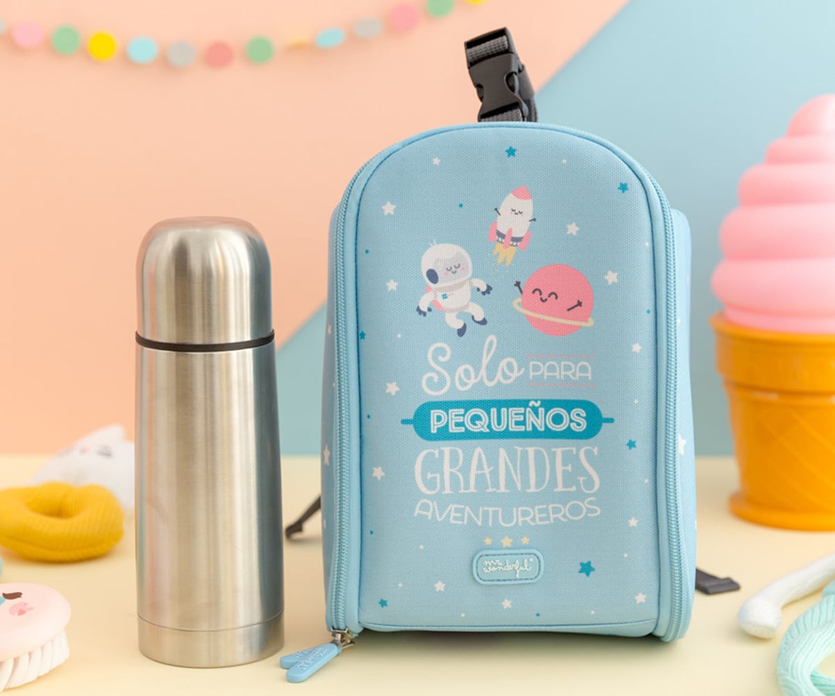 Mochila Térmica + Termo Líquidos Mr. Wonderful \\\\