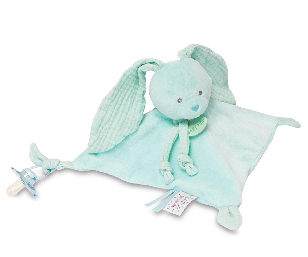 Doudou Rabbit Misty Mint Personnalisable 