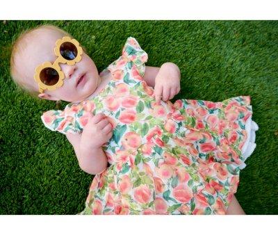 Occhiali da Sole (0-2) Flessibili Flower Sweet Sunflower