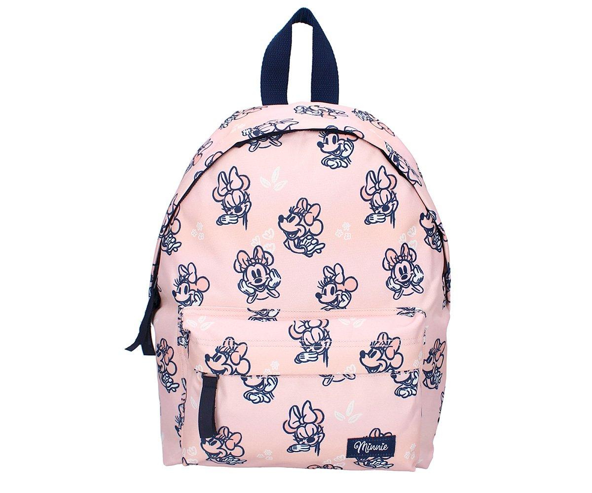 Mochila Infantil Minnie Mouse Simply Kind Pink Tie Dye Personalizable