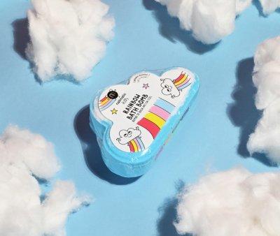 Bombe de bain effervescente arc-en-ciel