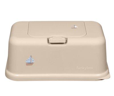 Boîte à Lingettes Funkybox Bateau Beige