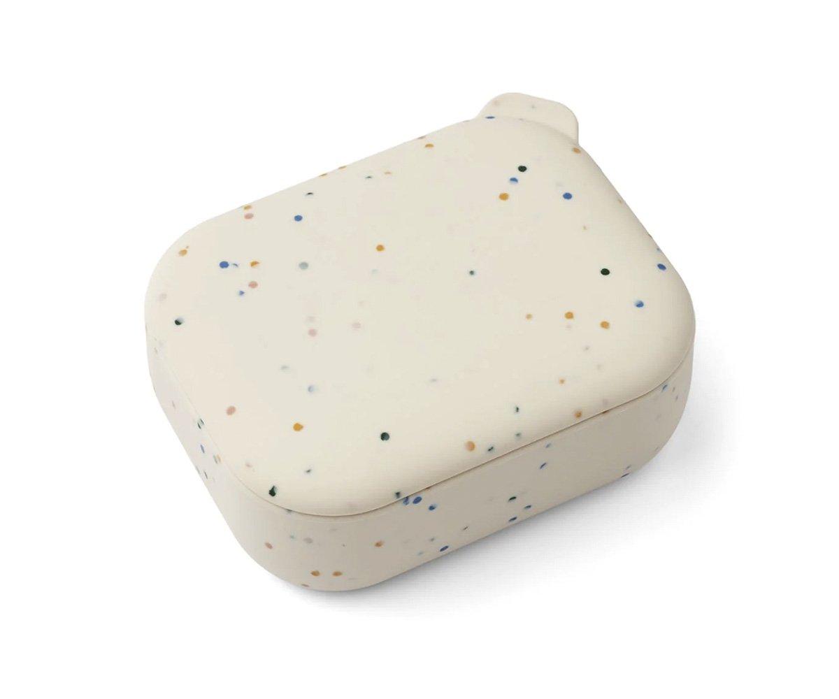 Lunch Box Silicone Elinda Splash Dots/Sea Shell