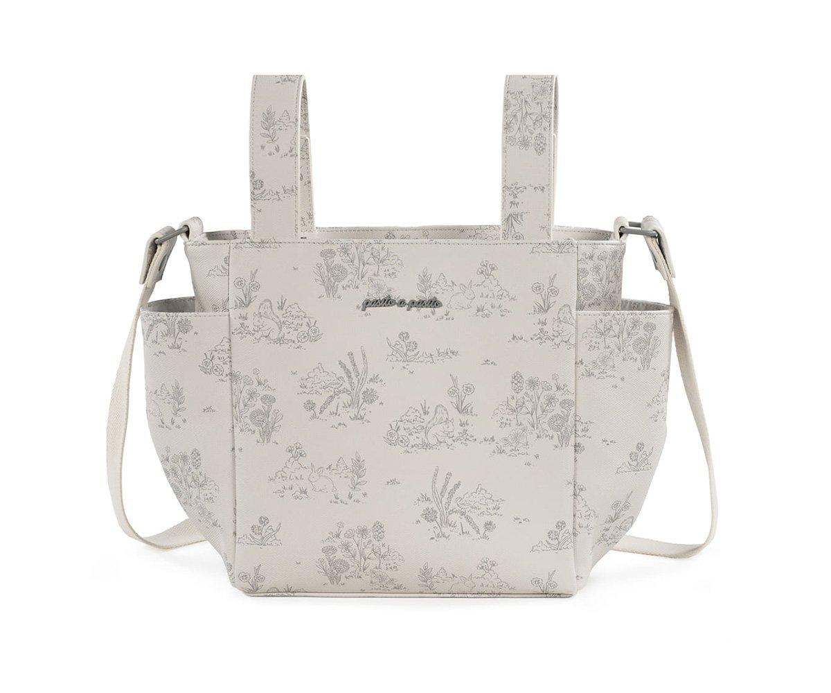 Bolsa Panera Toile de Jouy Crema