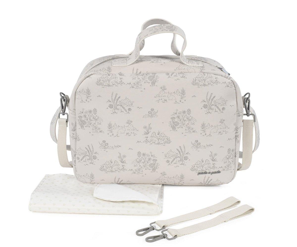 Bolsa Meternidade Toile de Jouy Cream