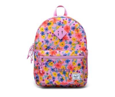 Heritage Youth Scribble Floral Custom Backpack