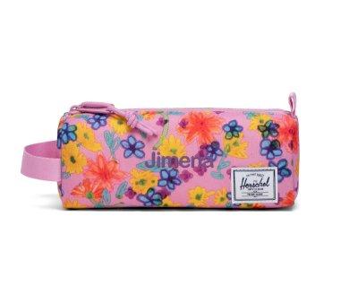 Estojo Personalizável Floral Settlement Scribble