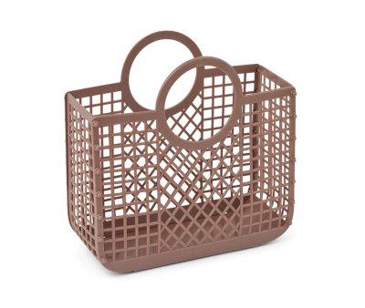 Borsa Spiaggia Samantha Basket Dark Rosetta