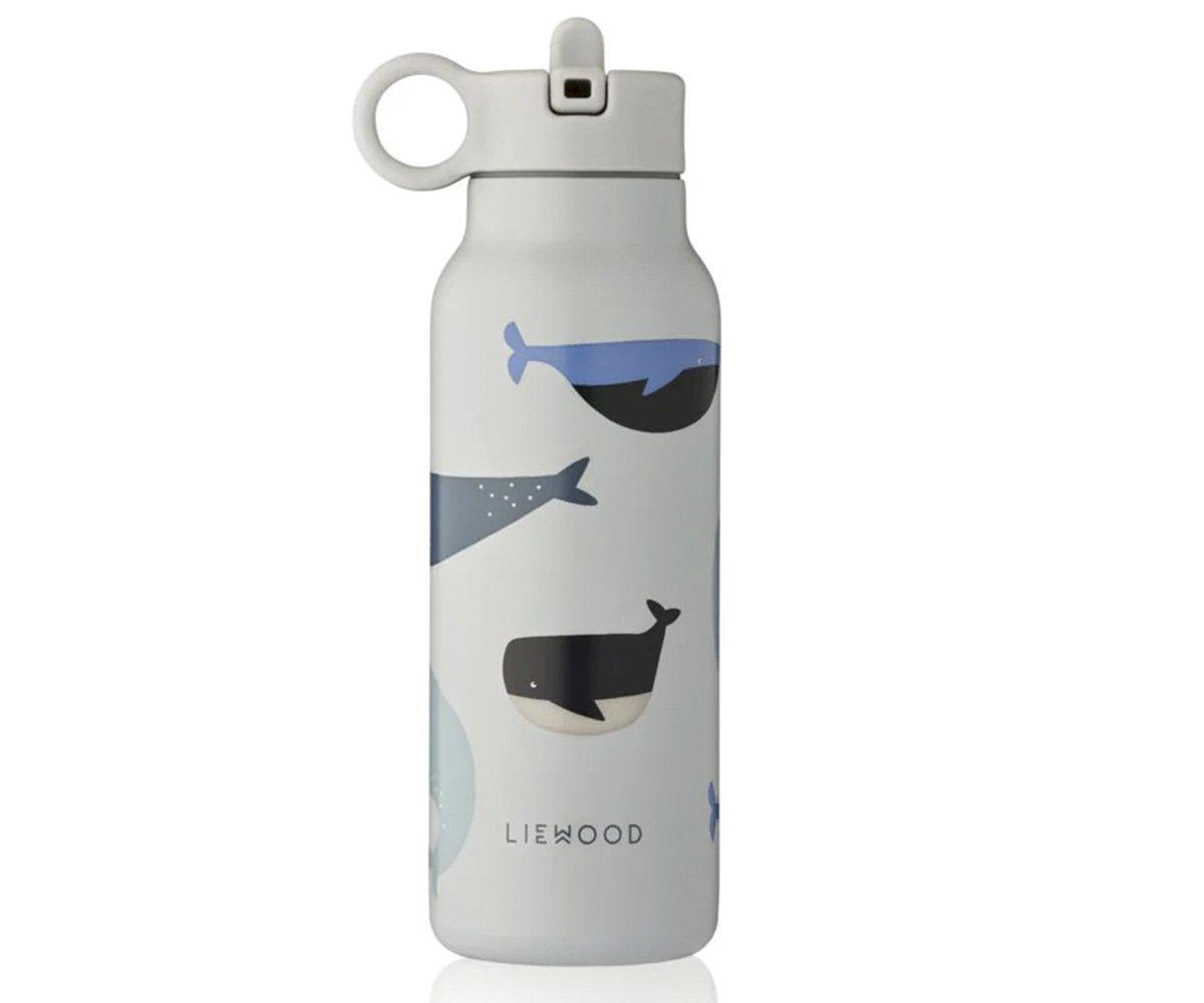 Bottiglia Termica Acciaio Falk Whales/Cloud Blue 350ml