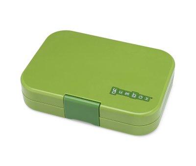 Lunch Box Panino Green Matcha Tray Race Cars 4 Compartments