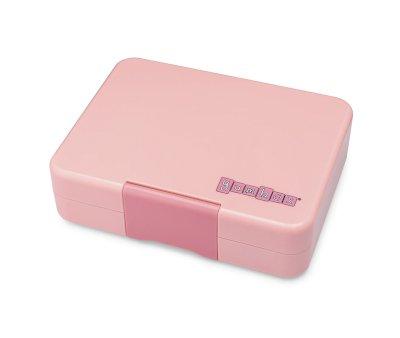 Caja Almuerzo Snack Power Pink Bandeja Rainbow 3 Compartimentos