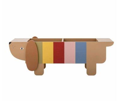 Libreria Orizzontale Charlie Dog Mini Brown MDF