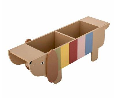 Libreria Orizzontale Charlie Dog Mini Brown MDF