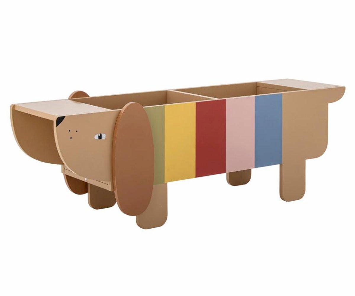 Soporte para Libros Perrito Charlie Mini Brown MDF