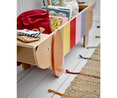 Libreria Orizzontale Charlie Dog Mini Brown MDF
