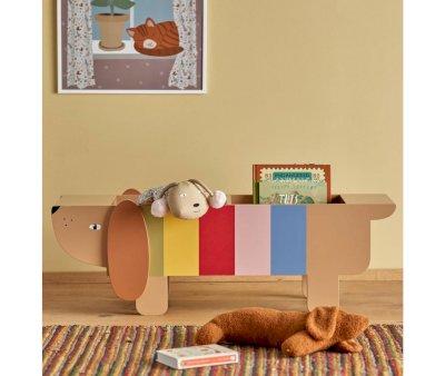 Libreria Orizzontale Charlie Dog Mini Brown MDF