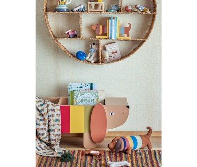 Libreria Orizzontale Charlie Dog Mini Brown MDF