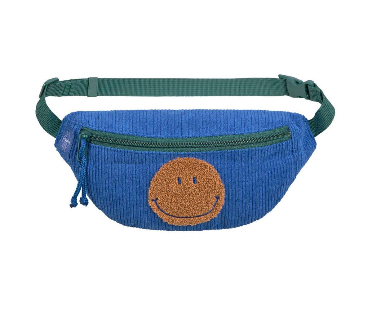 Pochete infantil Little  Gang Happy Smile em caramelo/azul 